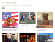 Tablet Screenshot of latingringas.com